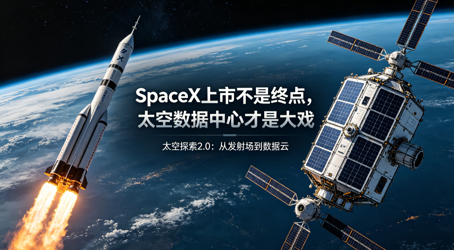 SpaceX上市不是终点，太空数据中心才是大戏