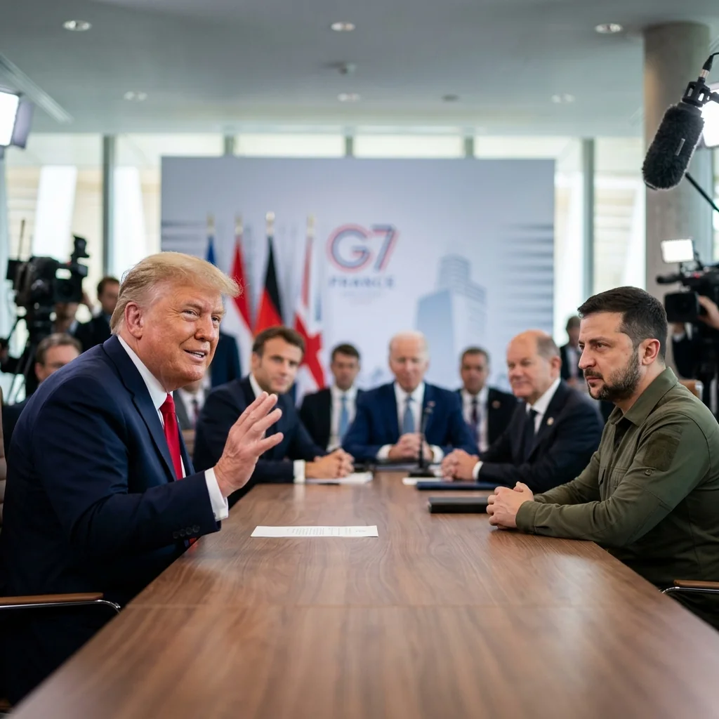 G7峰会传乌克兰态度转暖，特朗普称“我才是老大”